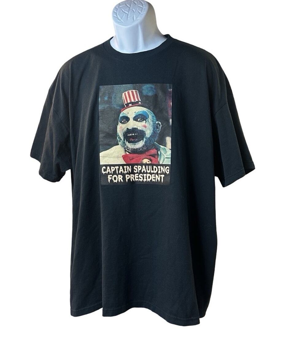 Captain Spaulding For President T Shirt 2XL House of 1000 Corpses Horror